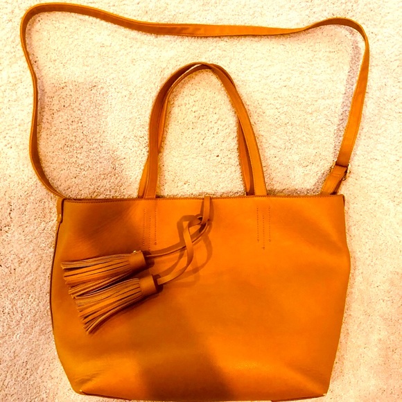 Merona large tote - yellow/canary color - Picture 3 of 13